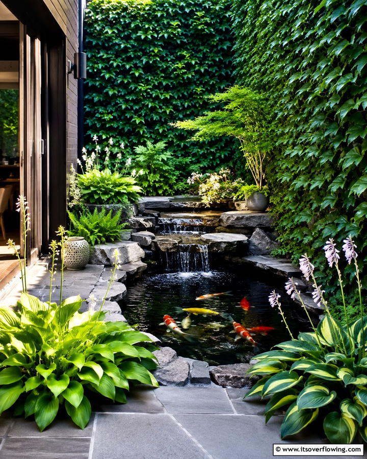 Compact Backyard Koi Ponds - 25 Koi Pond Ideas to Enhance Your Outdoor Space