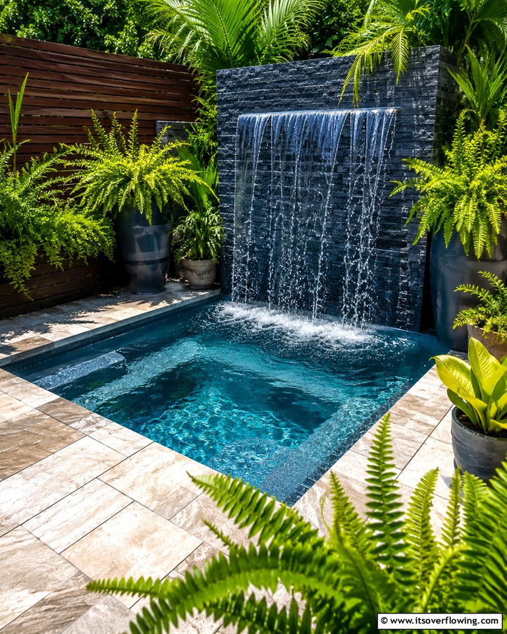 Compact Backyard Oasis - 25 Plunge Pool Ideas for a Refreshing Backyard