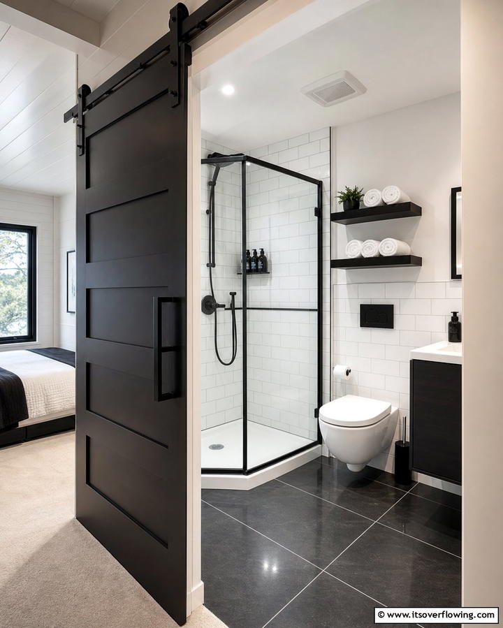 Compact Bathroom Design - 25 One Room Cabin Interior Design Ideas for a Cozy Retreat