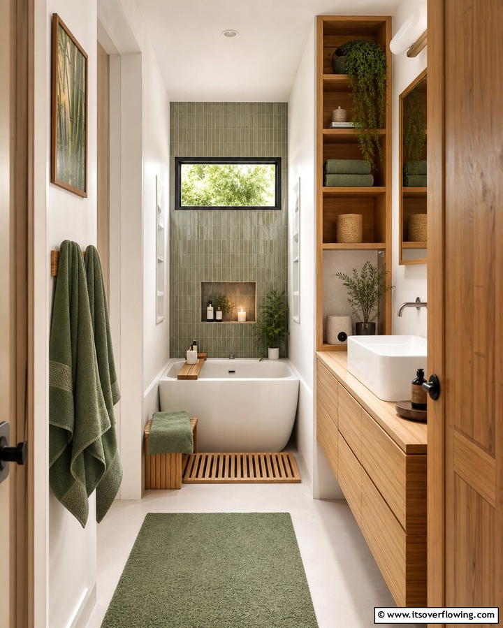 Compact Bathtubs - 25 Hallway Bathroom Ideas to Maximize Small Spaces