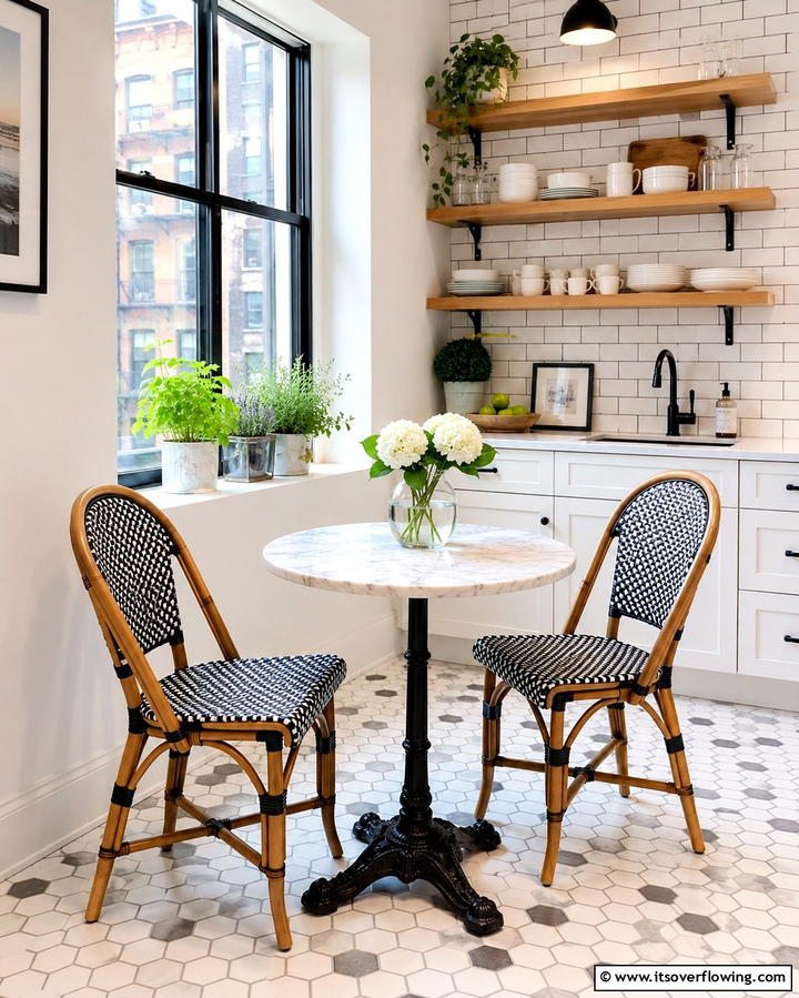 Compact Bistro Table - 30 Innovative Table Design Ideas for Functional Spaces