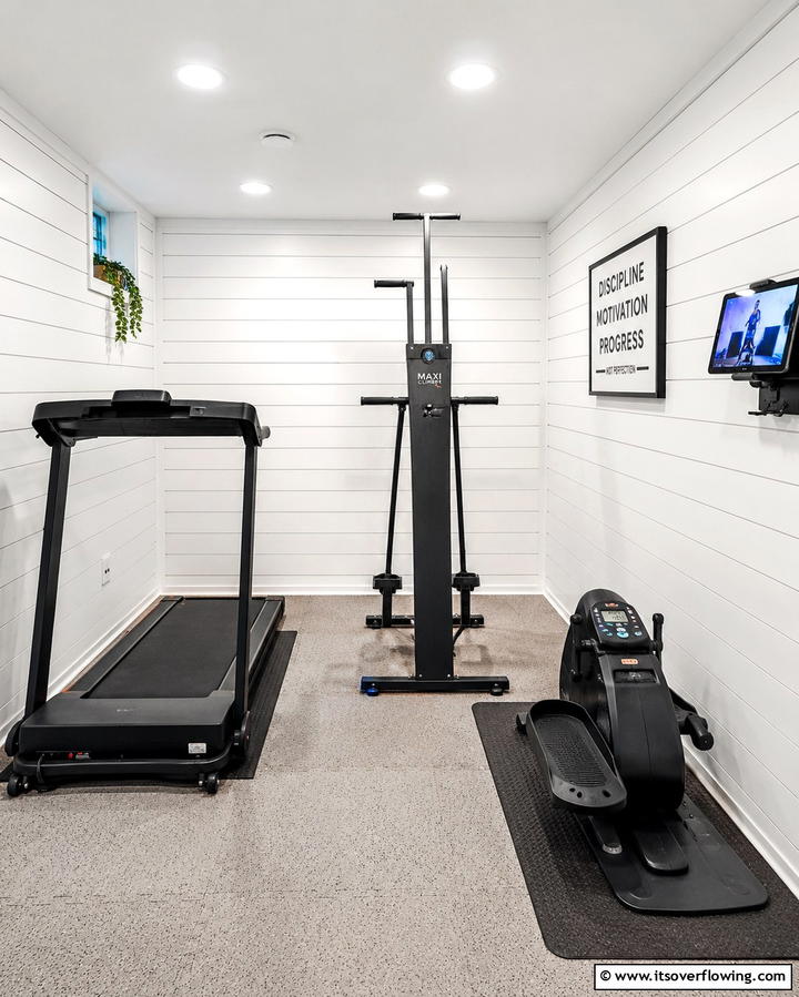 Compact Cardio Equipment - 25 Basement Gym Ideas for Your Home Workout Space