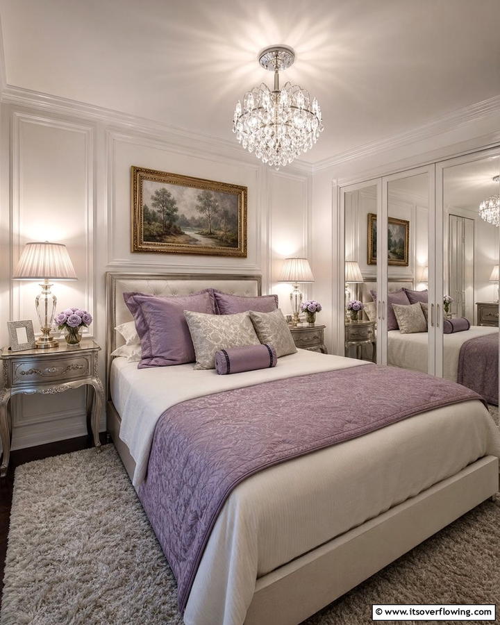 Compact Chandeliers - 20 Small Bedroom Lighting Ideas for a Cozy and Inviting Space