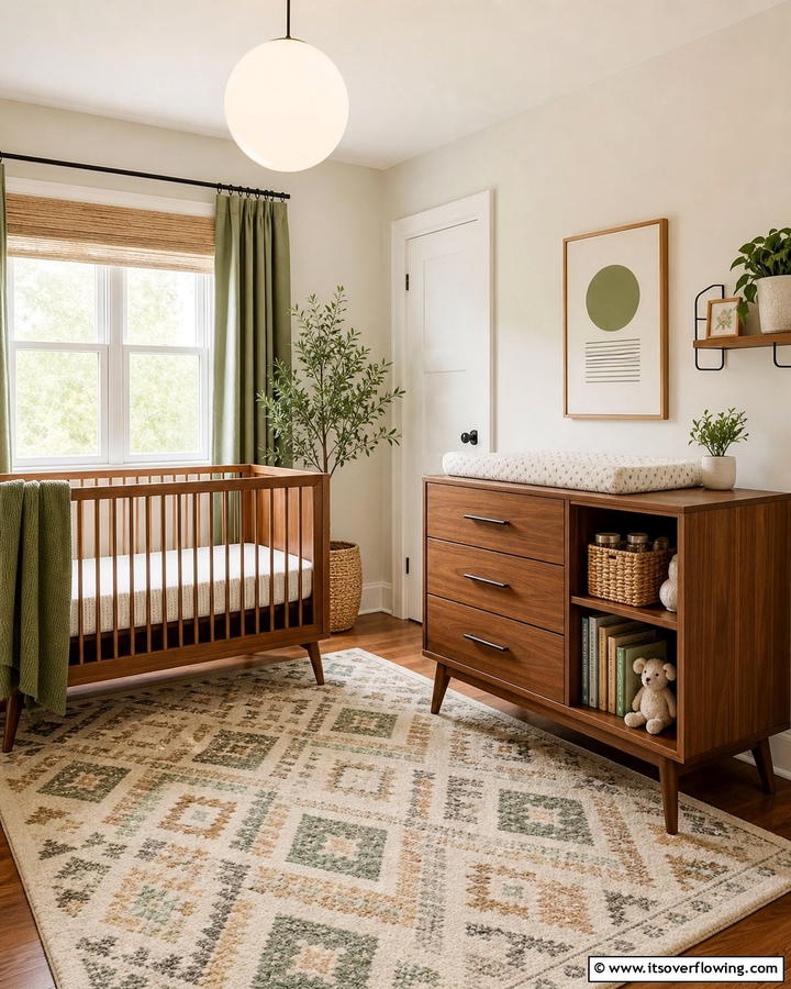 Compact Changing Stations - 20 Mid-century Modern Nursery Ideas for Stylish Kids