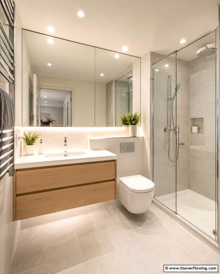 Compact Chic Bathroom - 30 Stylish Bathroom Decor Ideas for a Spa-Like Retreat