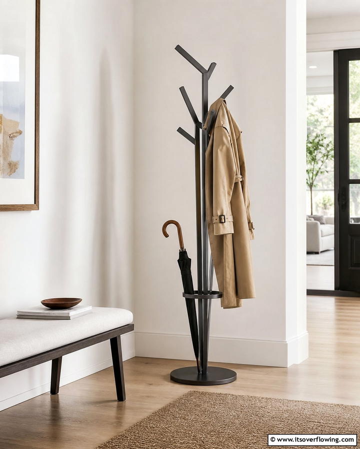 Compact Coat Stands - 25 Hallway Storage Ideas to Maximize Space