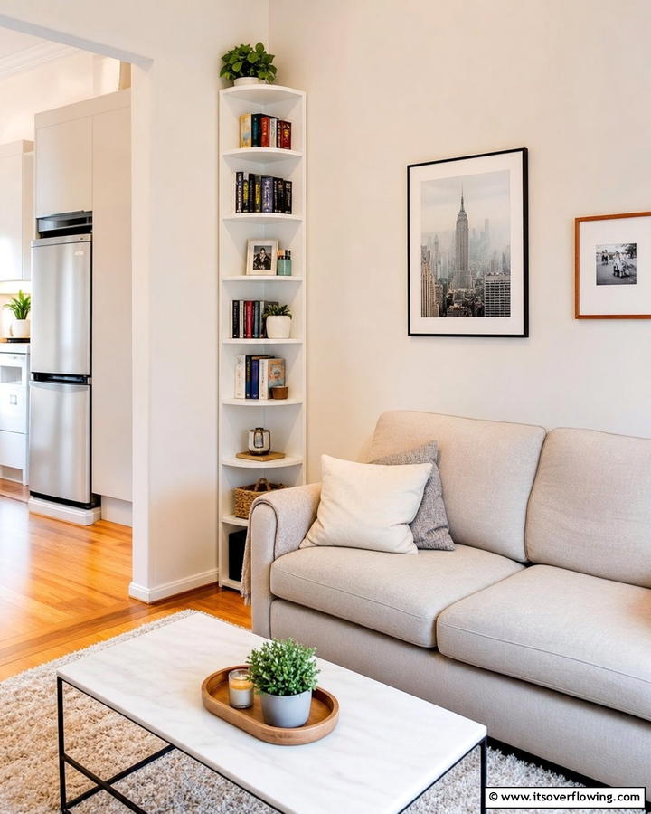 Compact Corner Bookshelves - 20 Space-Saving Corner Bookshelf Ideas for Your Home