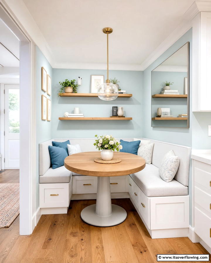 Compact Corner Breakfast Nook - 21 Cozy Breakfast Nook Ideas for Charming Kitchen Corners