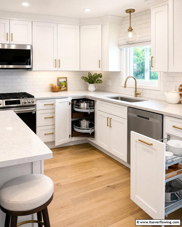 Compact Corner Cabinets - 21 Kitchen Cabinet Ideas for Every Style and Budget