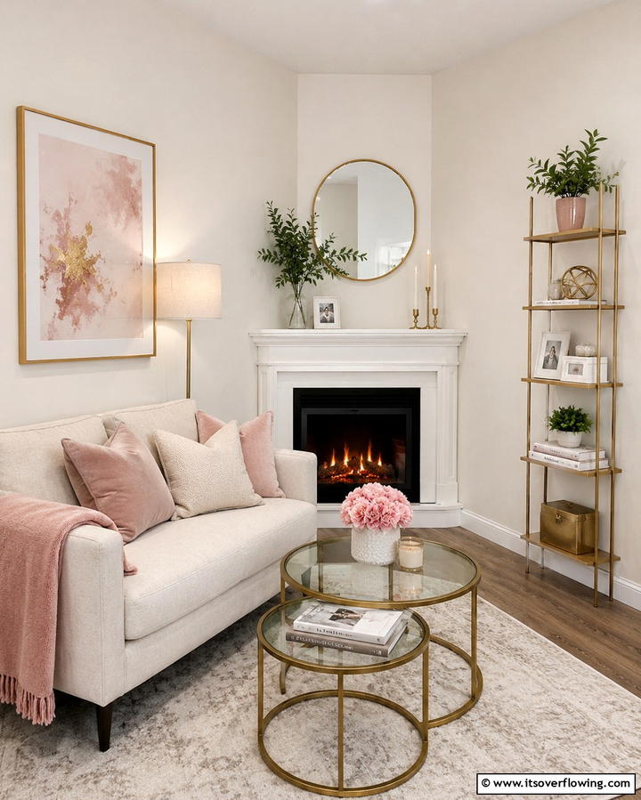 Compact Corner Faux Fireplace - 30 Faux Fireplace Ideas to Add Warmth Anywhere