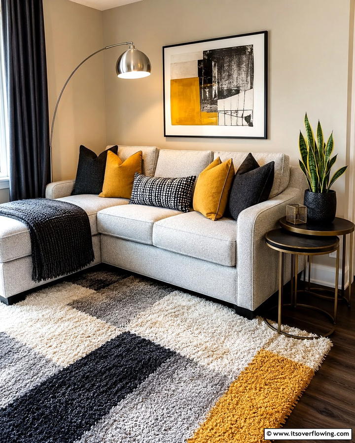 Compact Corner Setup - 30 Awkward Living Room Layout Solutions for Cohesive Design