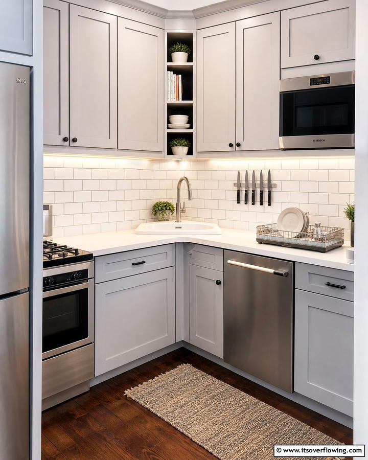 Compact Corner Sink Optimization - 30 Kitchen Sink Ideas Combining Function and Style