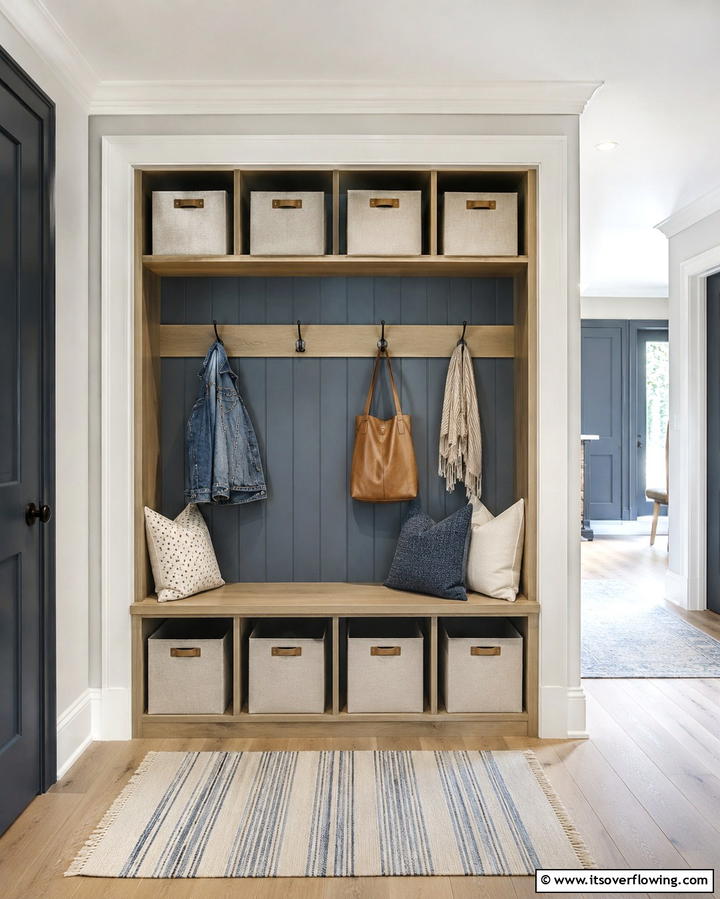 Compact Cubbies - 25 Small Mudroom Ideas to Organize Your Entryway