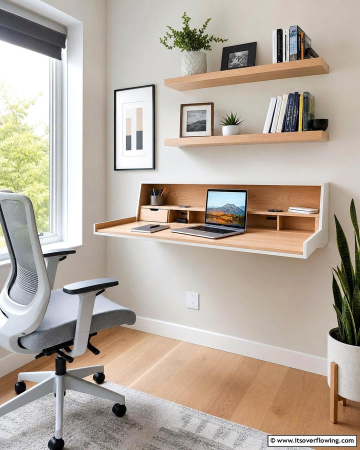 Compact Desk Solutions - 21 Small Office Ideas to Maximize Productivity in Tight Spaces