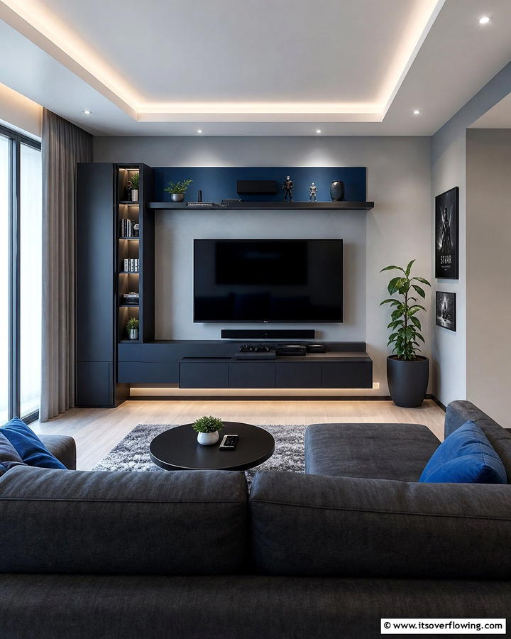 Compact Entertainment Zones - 21 Small Apartment Living Room Ideas for Compact Spaces