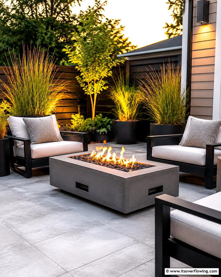 Compact Fire Pit - 25 Patio Small Garden Ideas to Maximize Your Space