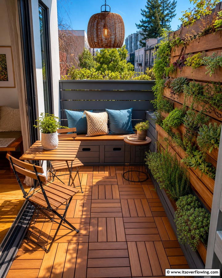 Compact Floating Deck for Small Spaces - 30 Floating Deck Ideas for Modern Backyard Designs