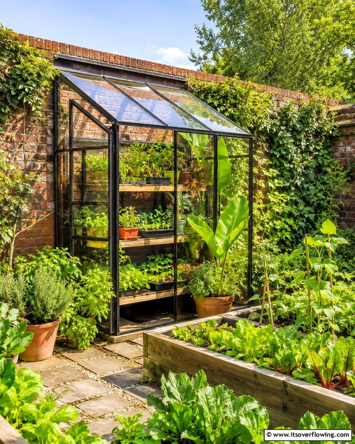 Compact Greenhouses - 20 Small Walled Garden Ideas for Cozy Outdoor Spaces
