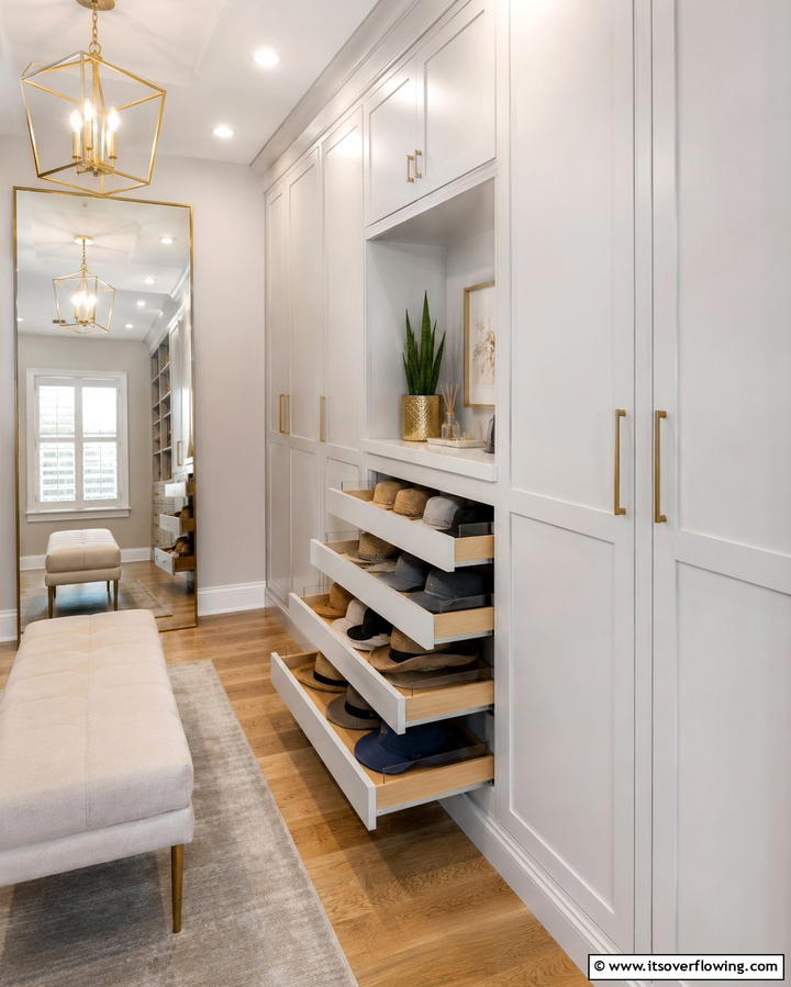 Compact Hat Drawer - 30 Smart Hat Storage Ideas to Declutter Your Home