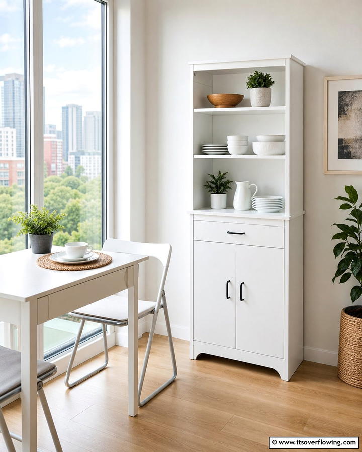 Compact Hutch for Small Spaces - 20 Dining Room Hutch Ideas for Storage and Style