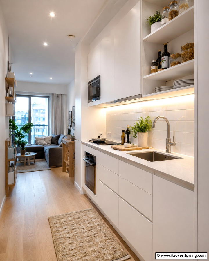 Compact Kitchen Design - 30 Studio Apartment Ideas to Maximize Small Space Efficiency