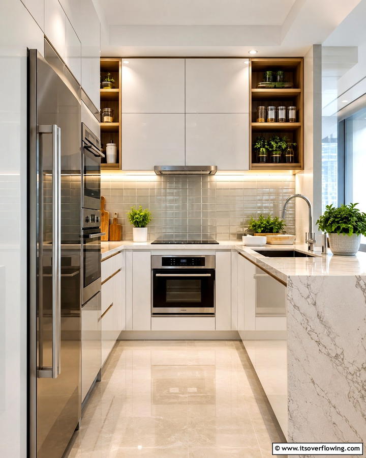 Compact Kitchen Designs - 20 Metro Style Interior Design Ideas for Urban Living