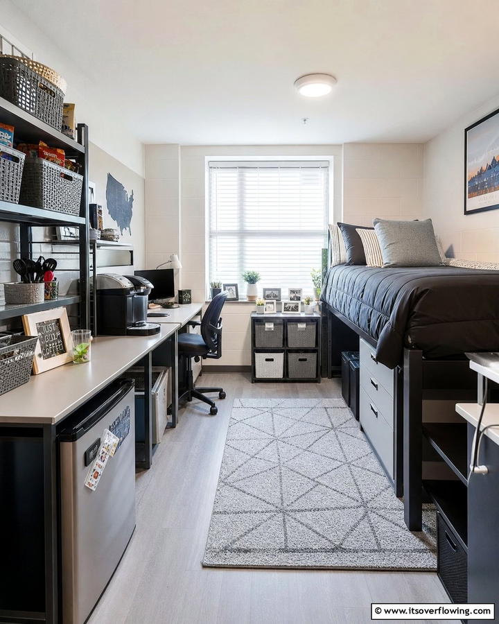 Compact Kitchen Essentials - 25 Boys Dorm Room Ideas for Stylish Spaces