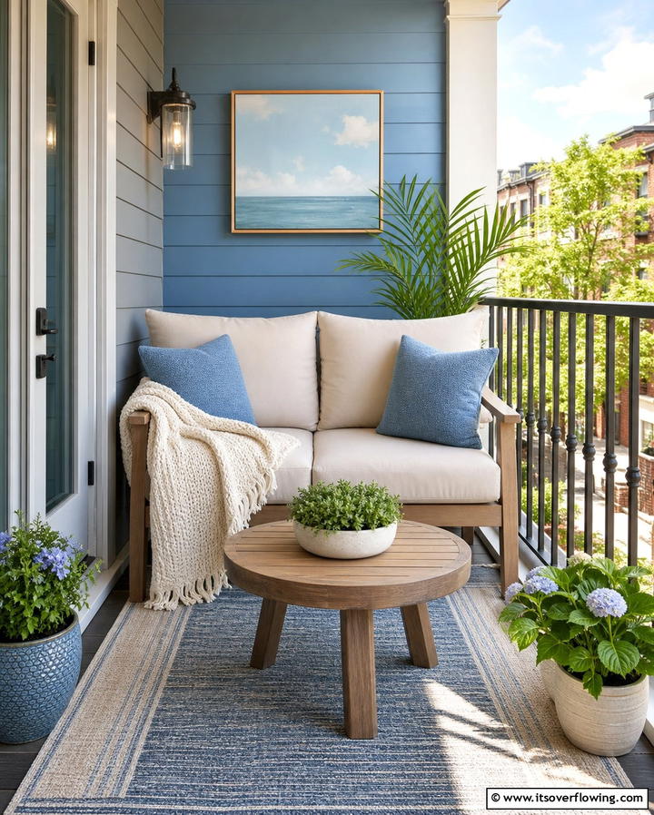 Compact Lounge Area - 25 Inspiring Bedroom Balcony Ideas for Your Home