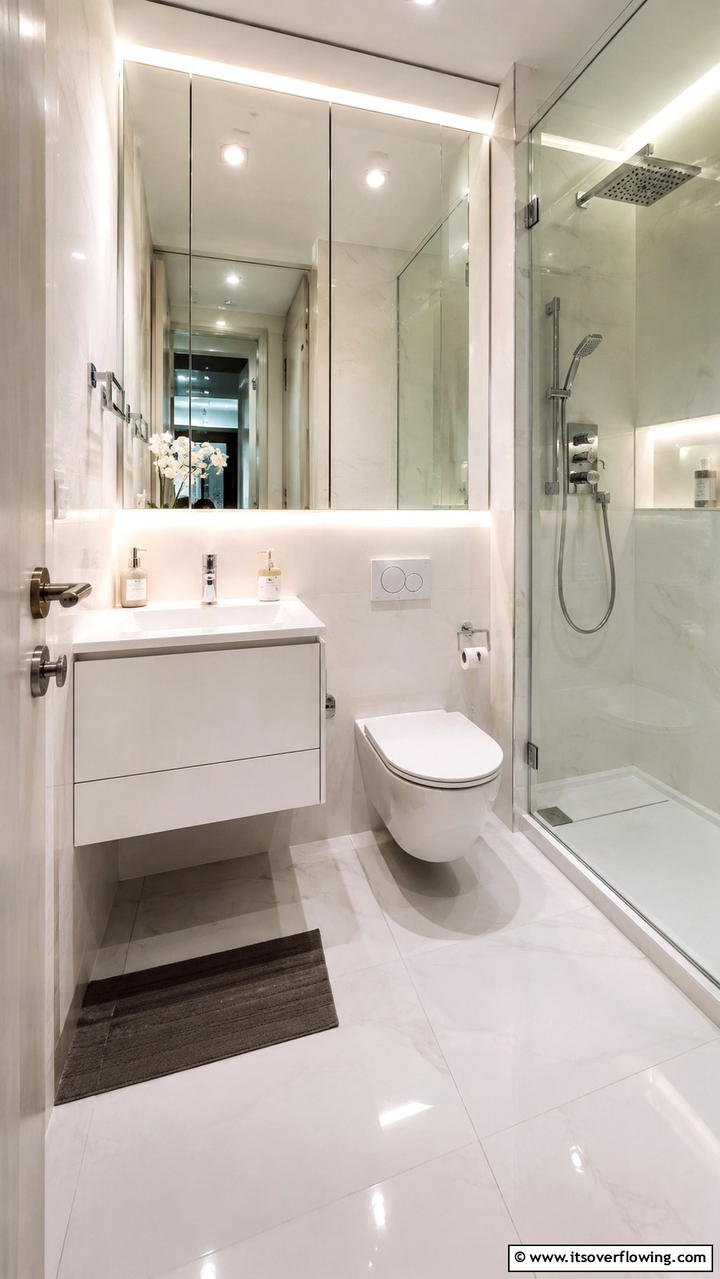 Compact Luxuries for Small Spaces - 30 Ensuite Bathroom Ideas for Luxurious Privacy