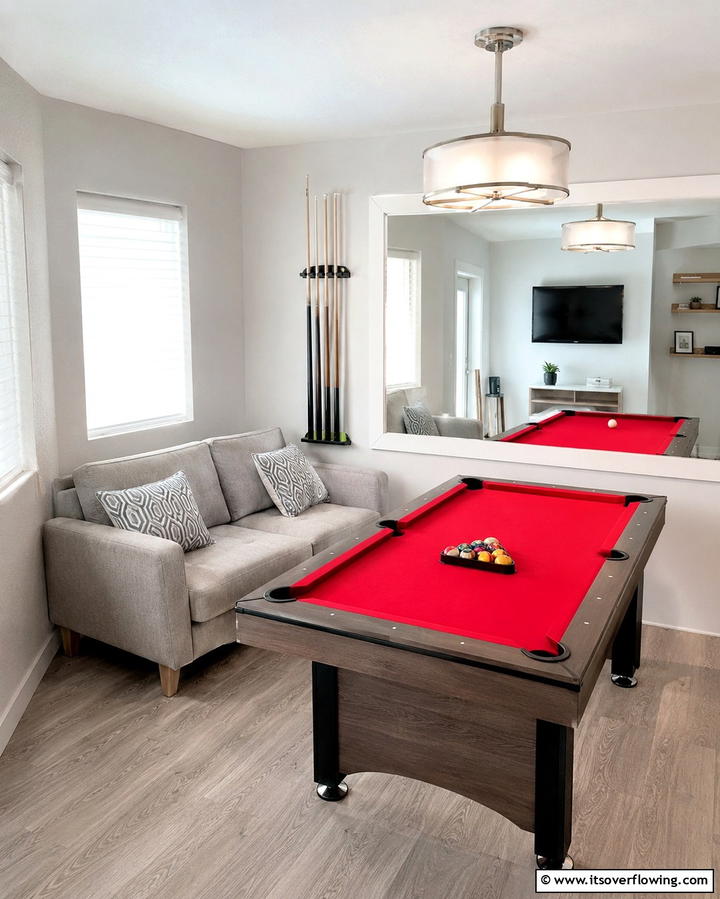 Compact Pool Table Solutions - 25 Pool Table Room Ideas for the Ultimate Game Room