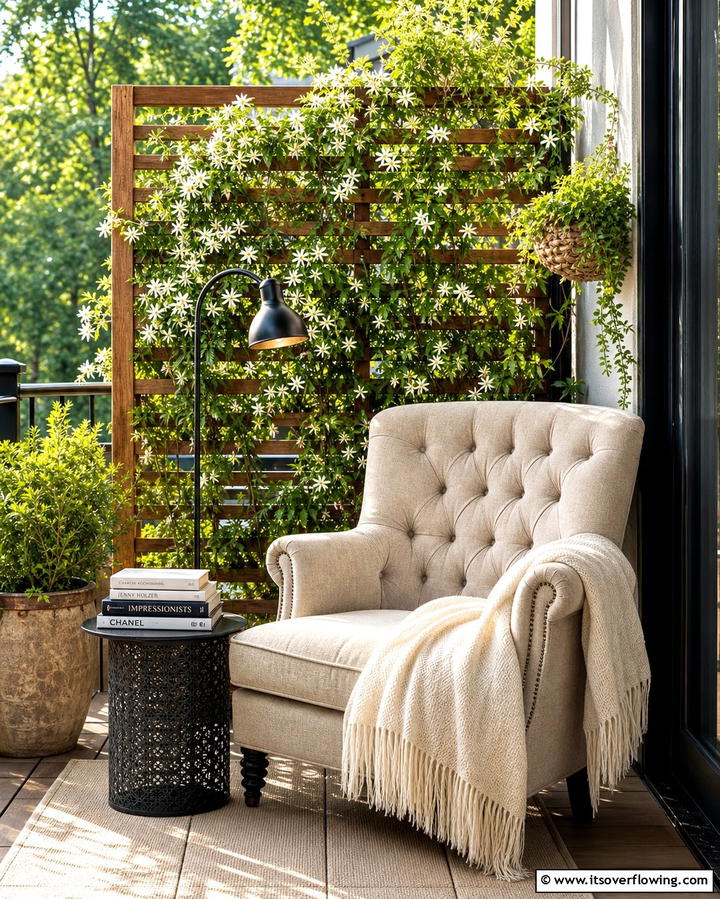 Compact Reading Nook - 25 Terrace Design Ideas for Outdoor Living