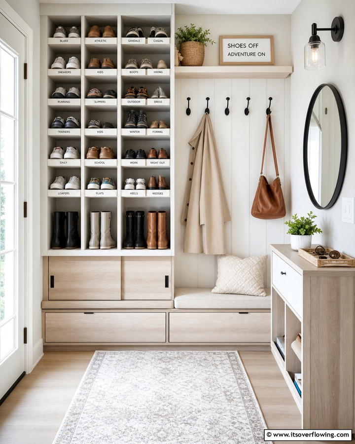 Compact Shoe Storage Entry - 21 Entryway Ideas to Create a Welcoming First Impression