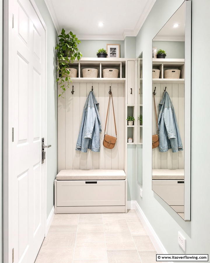 Compact Solutions for Small Spaces - 21 Mud Room Ideas for Organized & Stylish Entryways