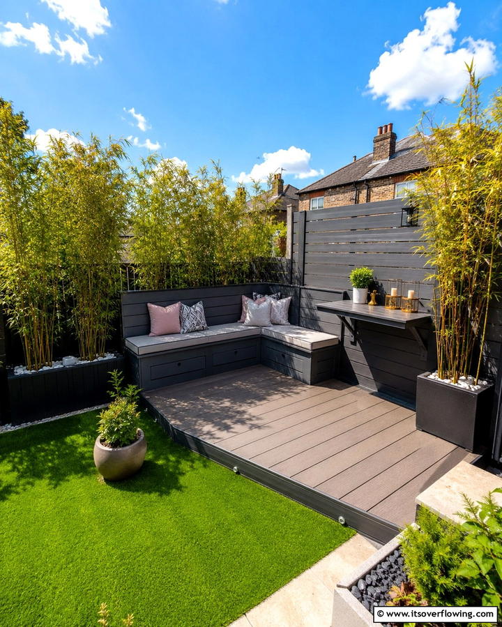 Compact Space Maximizer - 30 Budget-Friendly Backyard Deck Ideas for Stylish Outdoor Living