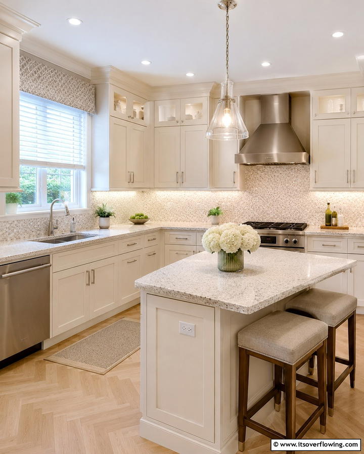 Compact Terrazzo Patterns for Subtle Detail - 20 Terrazzo Kitchen Countertops for a Unique Look
