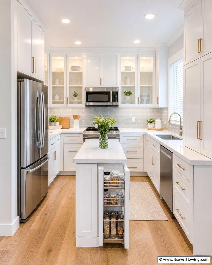 Compact U Shaped Kitchen for Small Spaces - 30 U-Shaped Kitchen Ideas for Optimal Layout and Storage