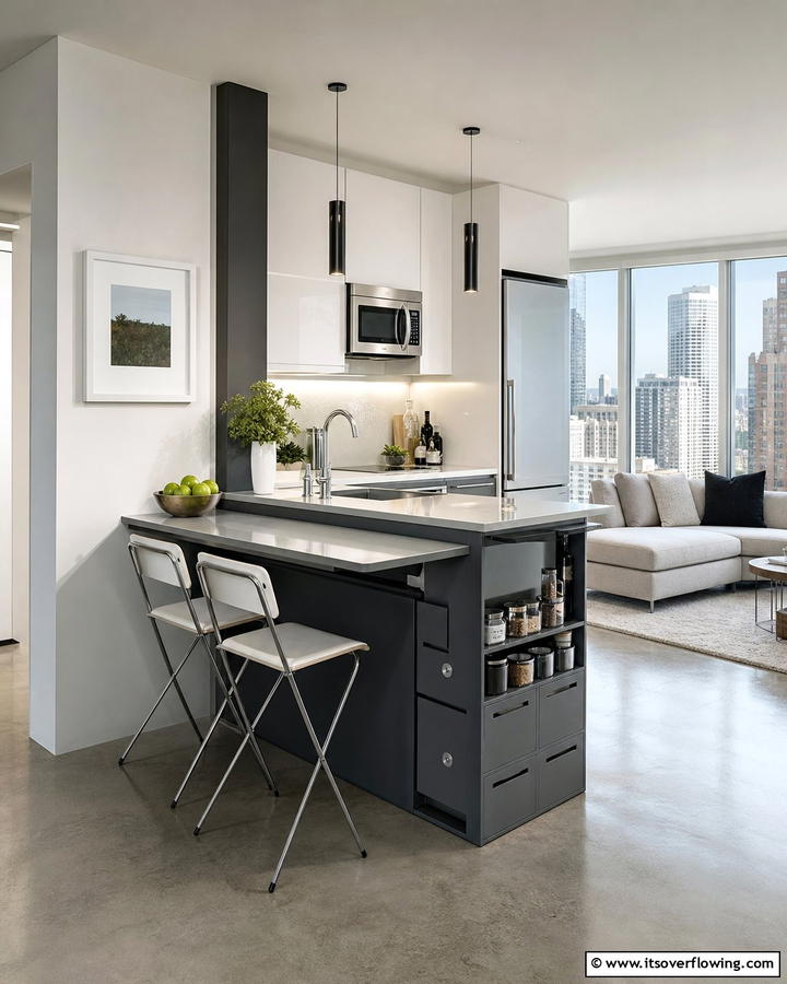 Compact Urban Design - 21 Kitchen Peninsula Ideas for Functional Layouts
