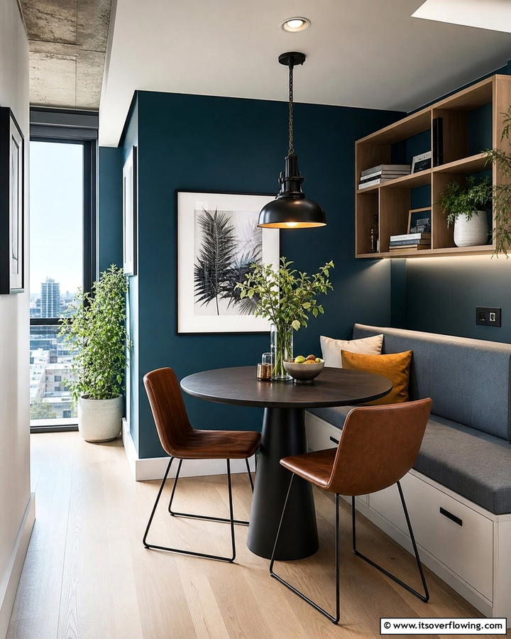 Compact Urban Dining Room - 21 Dining Room Design Ideas for Elegant Gatherings