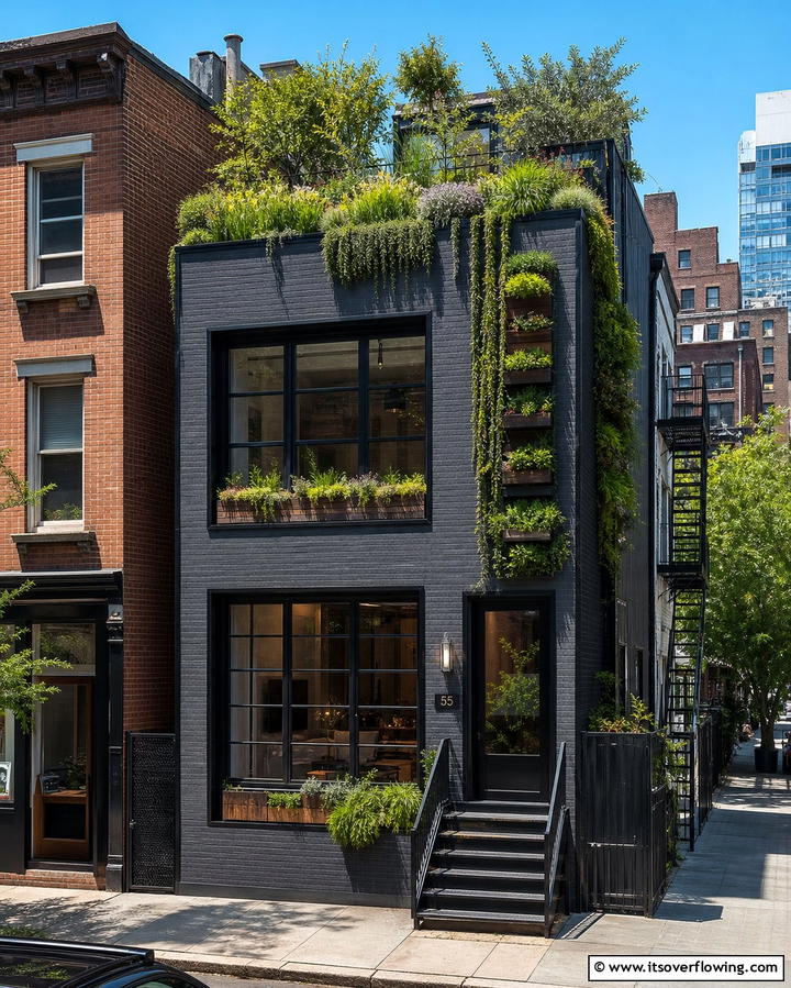 Compact Urban Living - 25 Houses With Green Roofs for Eco-Friendly Living