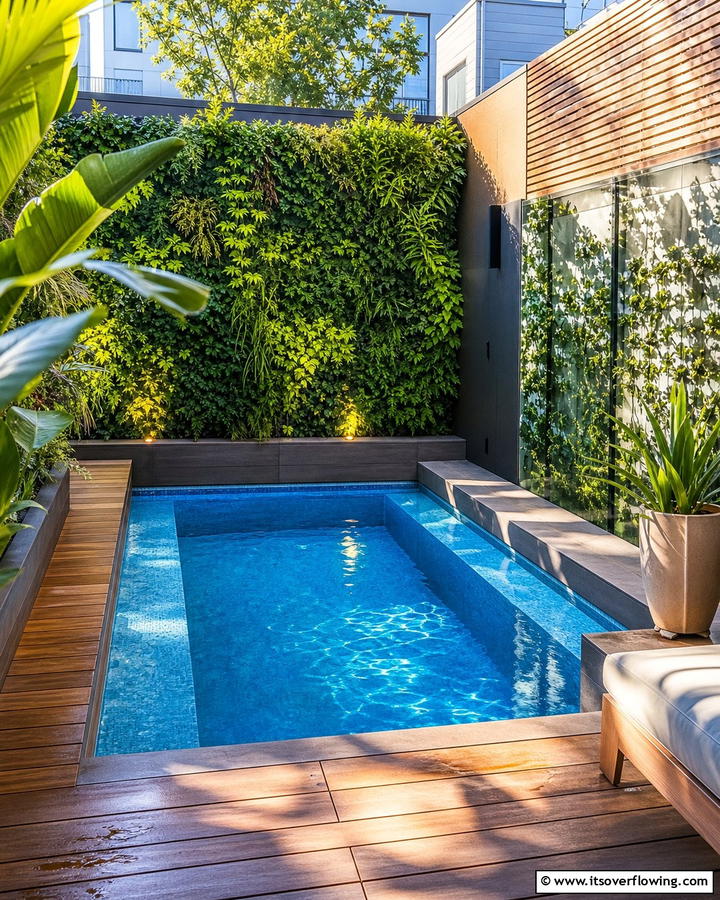 Compact Urban Pool - 21 Stunning Swimming Pool Designs for Backyard Oasis