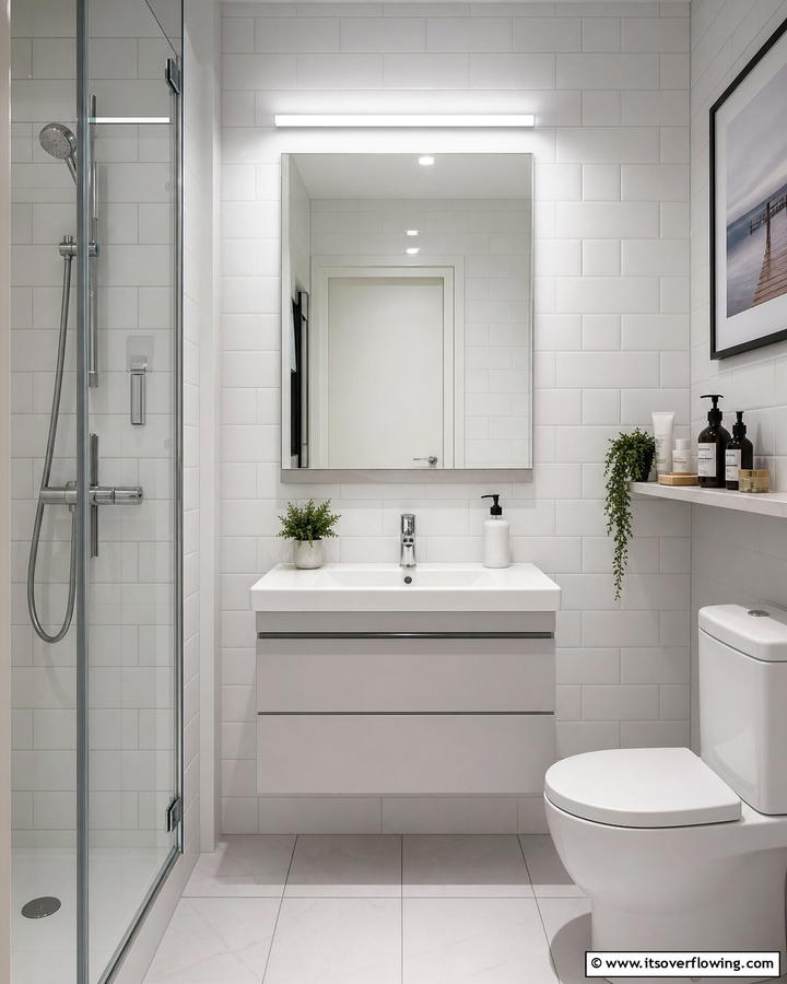 Compact Vanity Lights for Functionality - 20 Small Bathroom Lighting Ideas for a Bright and Spacious Feel