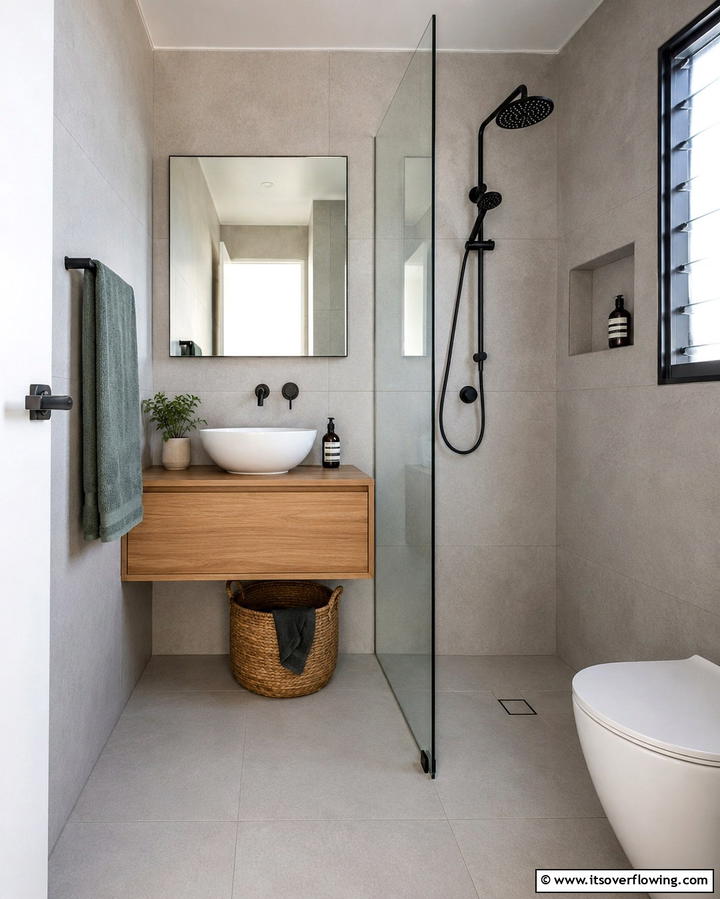 Compact Wall Mounted Vanity - 25 Small Ensuite Design Ideas for Compact Bathrooms