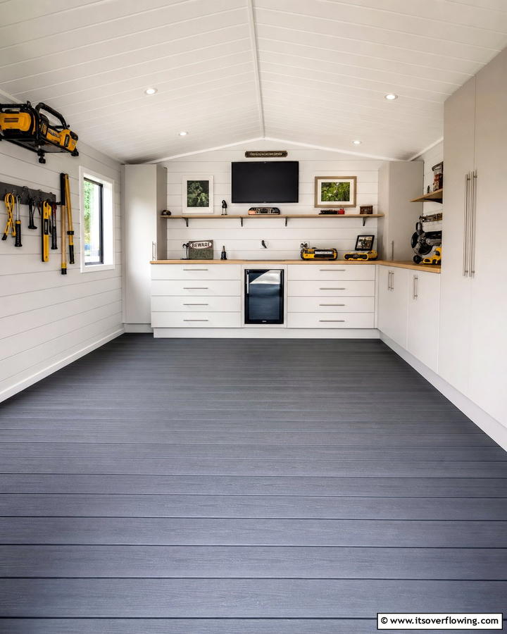 Composite Decking - 20 Shed Floor Ideas for a Durable and Functional Space