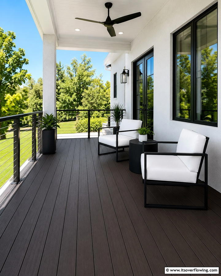 Composite Decking Boards - 25 Porch Flooring Options for Stylish Outdoor Spaces