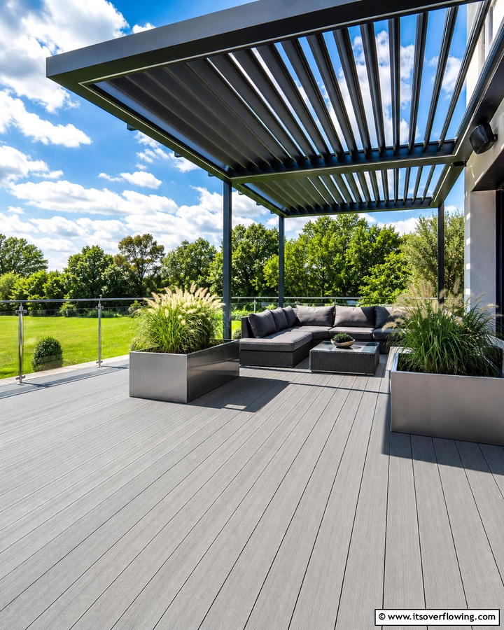 Composite Decking Durability - 20 Pergola Flooring Ideas to Enhance Your Outdoor Space