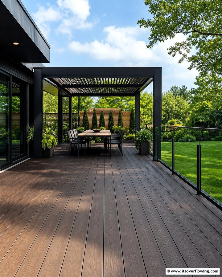Composite Decking for Durability - 25 Patio Flooring Ideas to Transform Your Outdoor Space
