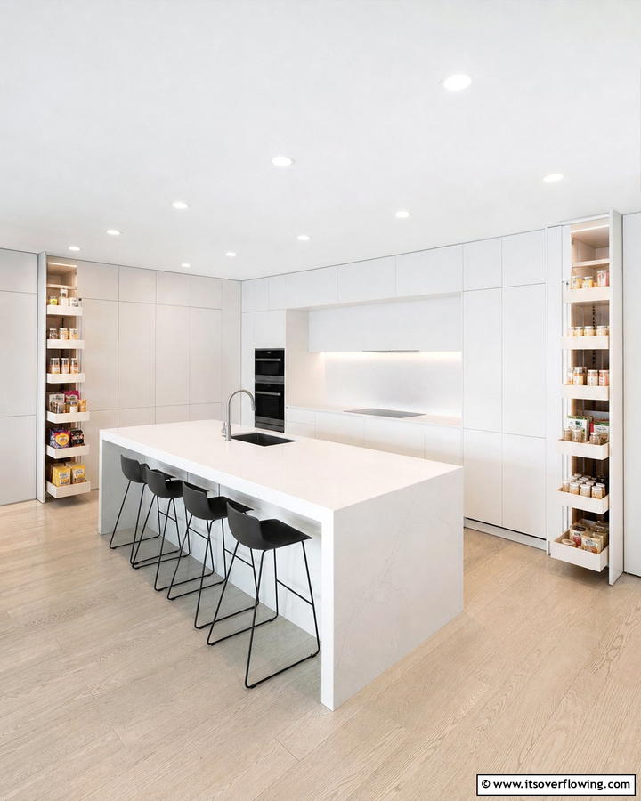 Concealed Storage Solutions - 21 Minimalist Kitchen Ideas for Clean & Functional Spaces