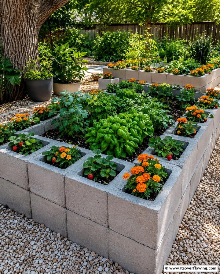 Concrete Block Raised Garden Beds - 25 Raised Garden Bed Ideas for a Thriving Vegetable Garden