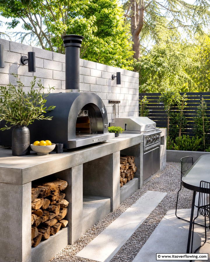 Concrete CountertopsExact - 25 Types of Outdoor Kitchen Countertops for Durability