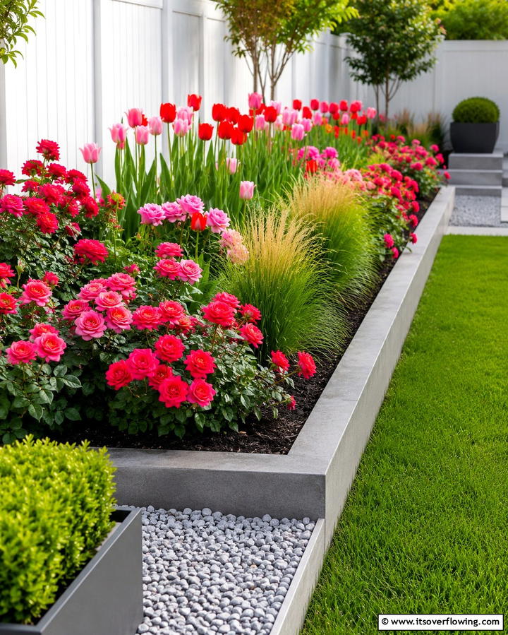 Concrete Edging for Flower Beds - 25 Concrete Garden Ideas for a Modern Outdoor Space